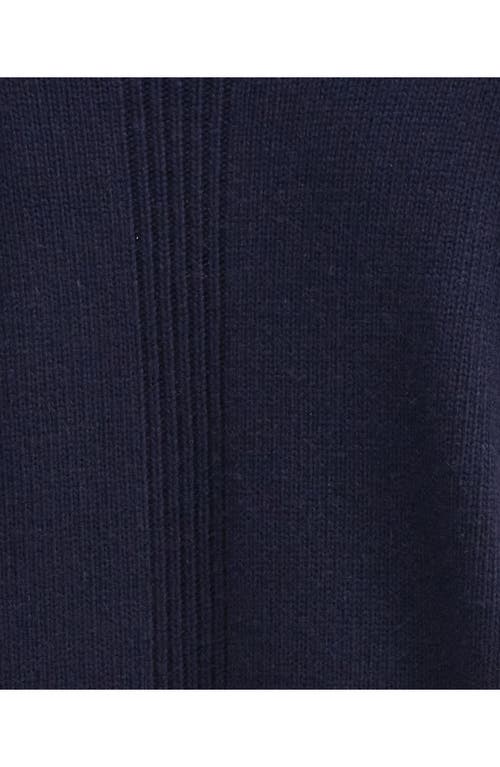 Shop Barbour Reighton Crewneck Sweater In Navy Blue