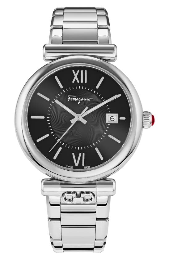 Ferragamo Stainless Steel Bracelet Watch, 40mm