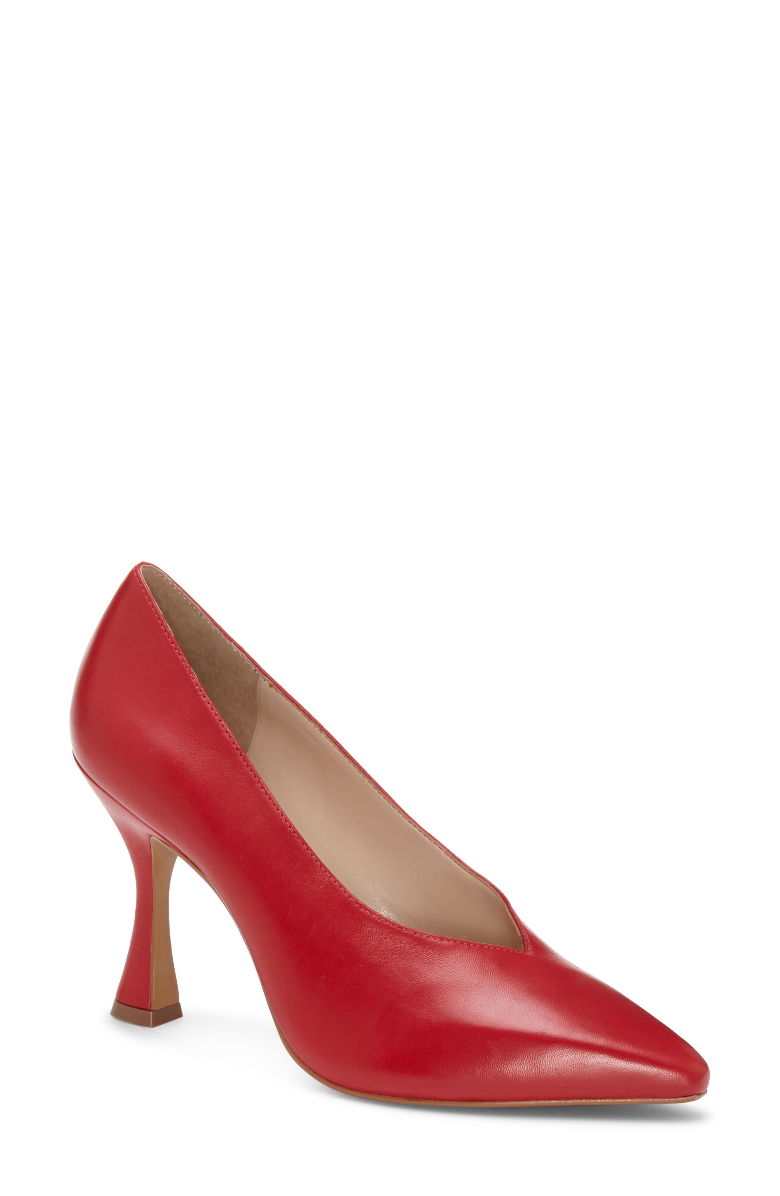 vince camuto red pumps