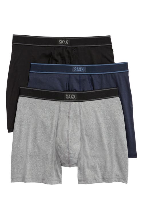 Shop Saxx Assorted 3-pack Daytripper Boxer Briefs In Black/grey/navy