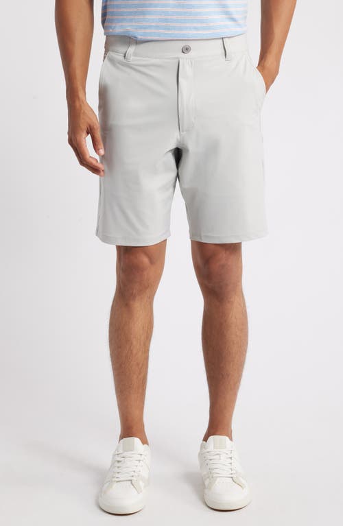 Johnnie-o Fusionn Stretch Nylon Chino Shorts In Quarry