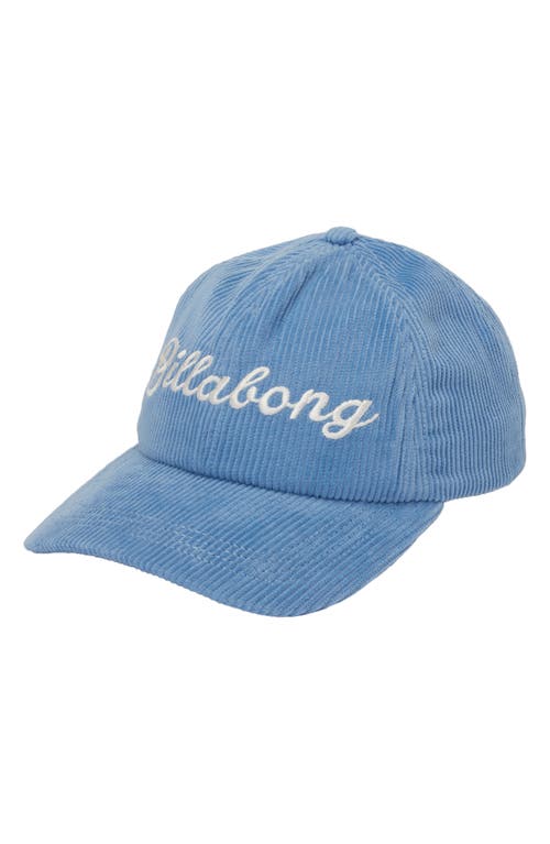 Shop Billabong Embroidered Logo Baseball Cap In Marina