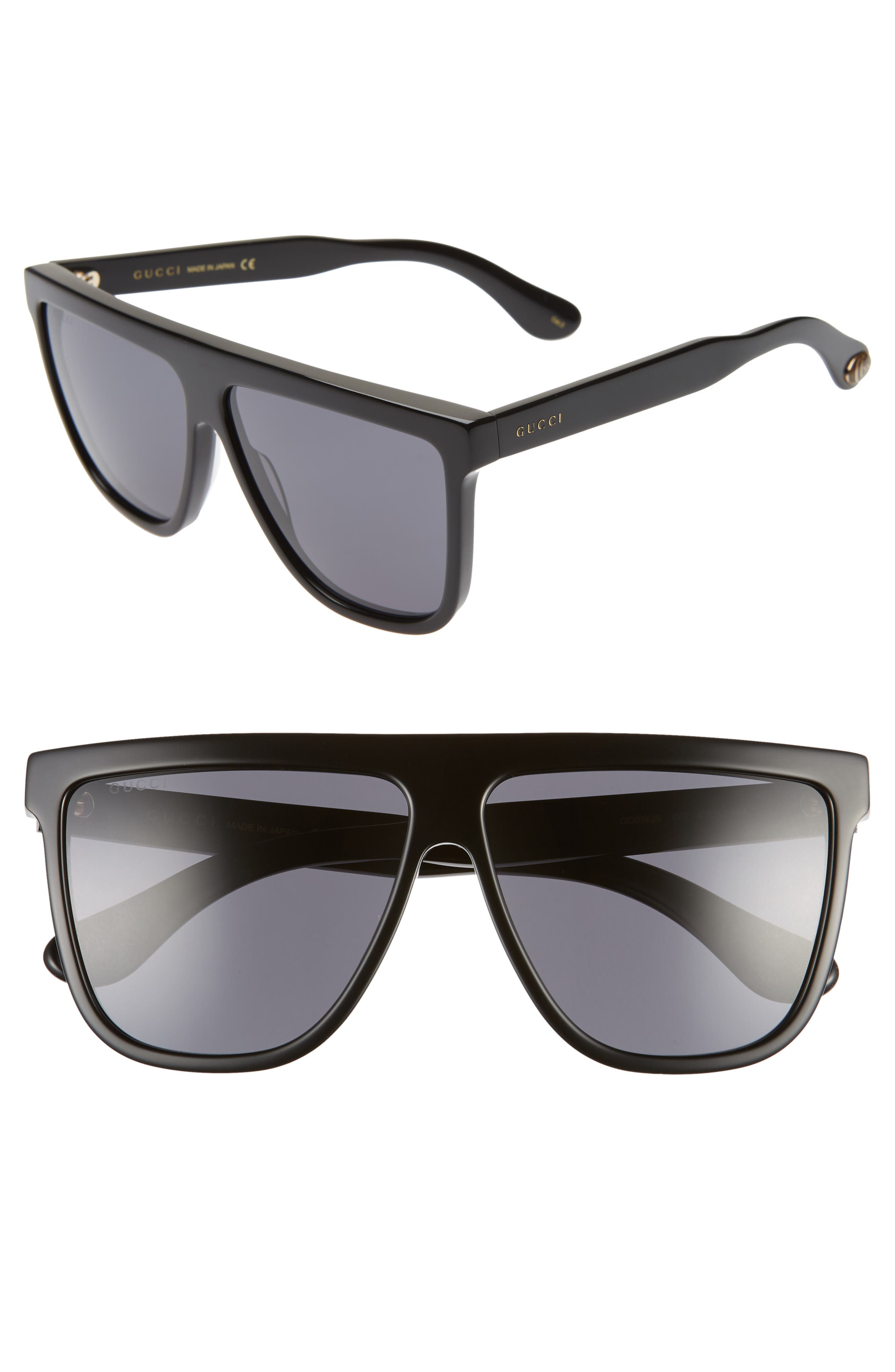 Gucci 61mm Flattop Sunglasses | Nordstrom