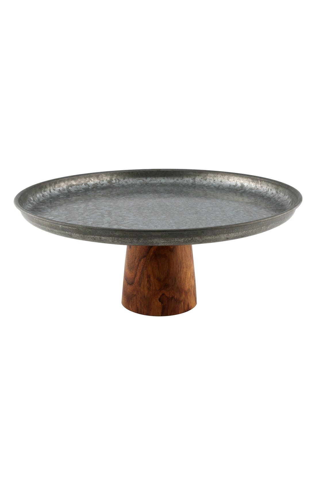 Thirstystone Wood & Galvanized Iron Cake Stand Nordstrom
