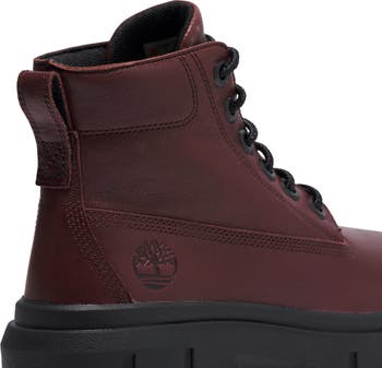 Timberland burgundy clearance leather