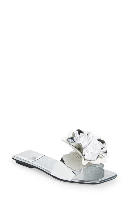 Jeffrey Campbell Bloomsday Sandal Silver White Combo at Nordstrom,