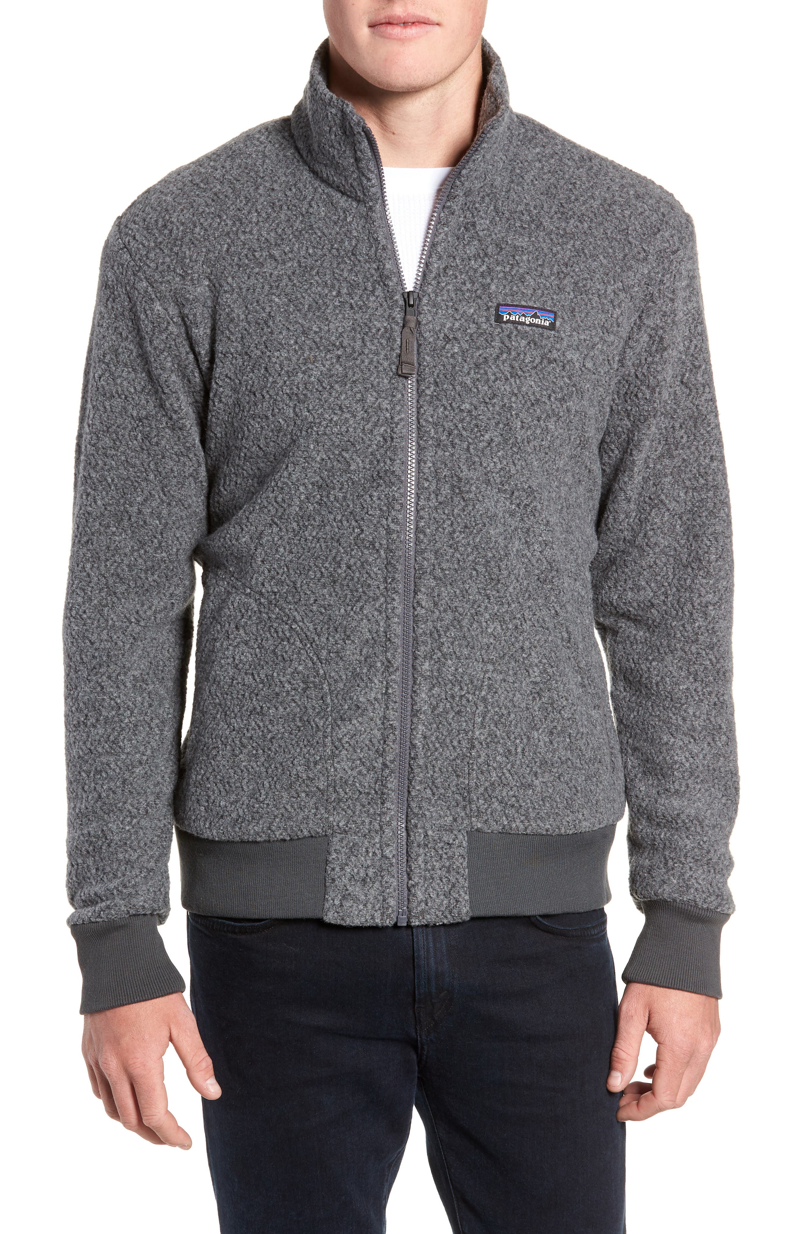 men's woolyester fleece jacket