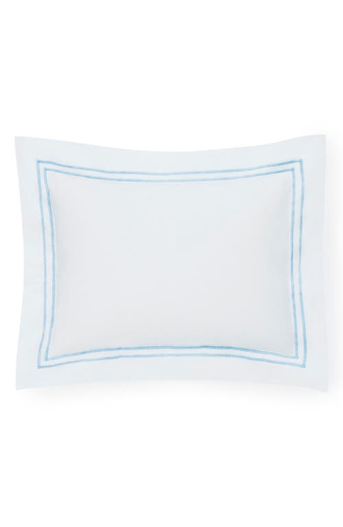 Sferra Grande Hotel Boudoir Sham In White/blue