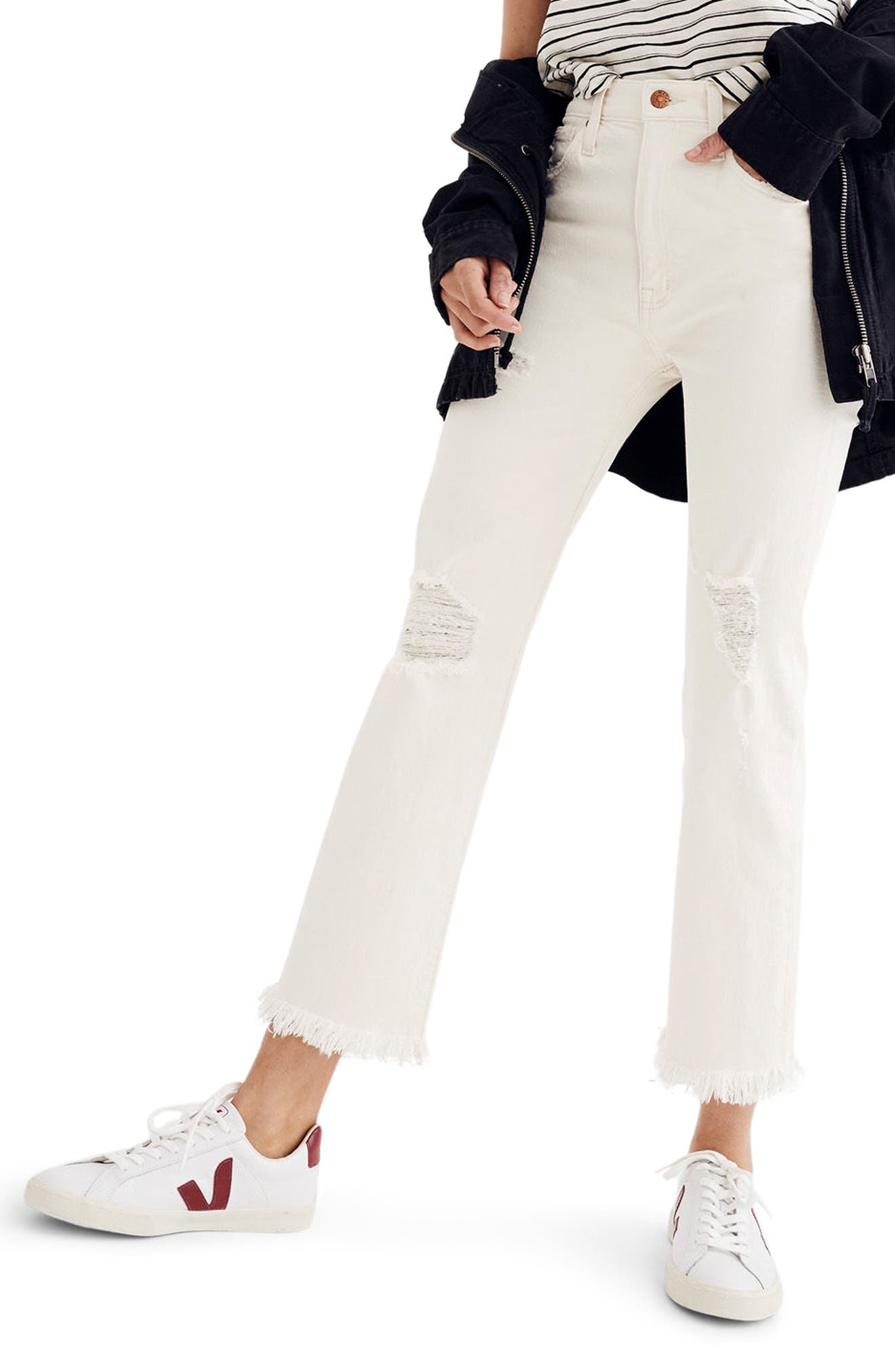 madewell white jeans nordstrom