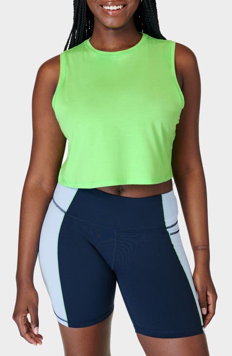 Breathe Easy Crop Seamless Muscle Tank