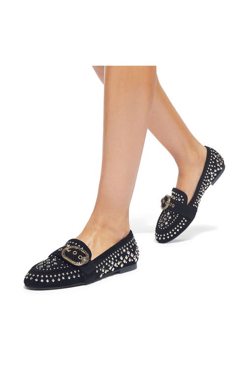 Shop Kurt Geiger London Mayfair Stud Loafer In Charcoal