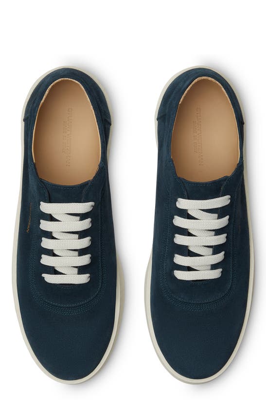 Shop Stuart Weitzman Hamptons Sneaker In Navy