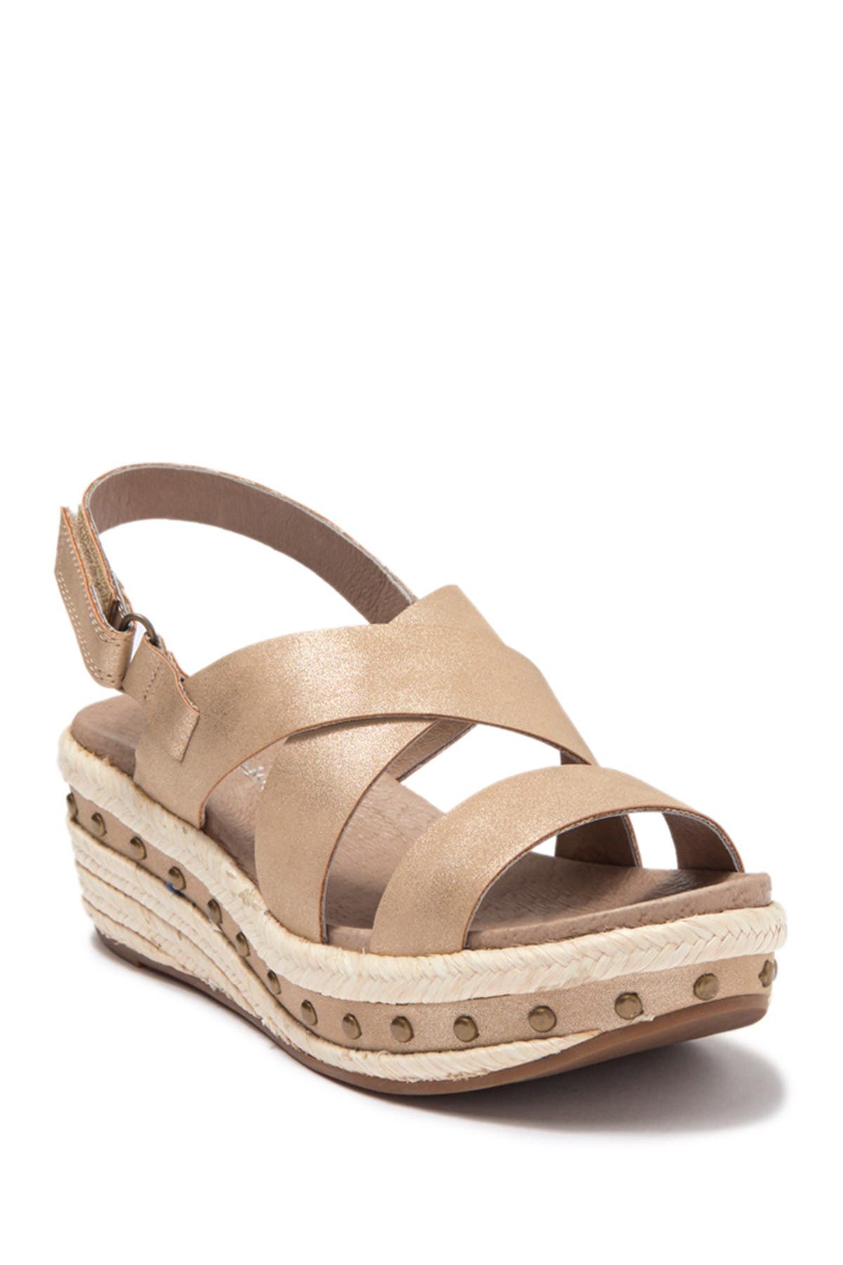 studded espadrille wedge sandals