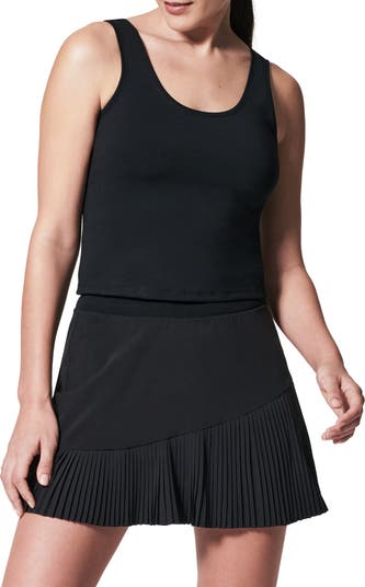 Spanx Get Moving Square Neck Tank Dress Black – The Blue Collection