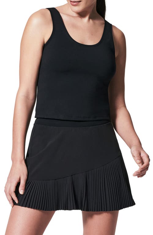 SPANX Get Moving Fitted Tank in Very Black at Nordstrom, Size X-Small