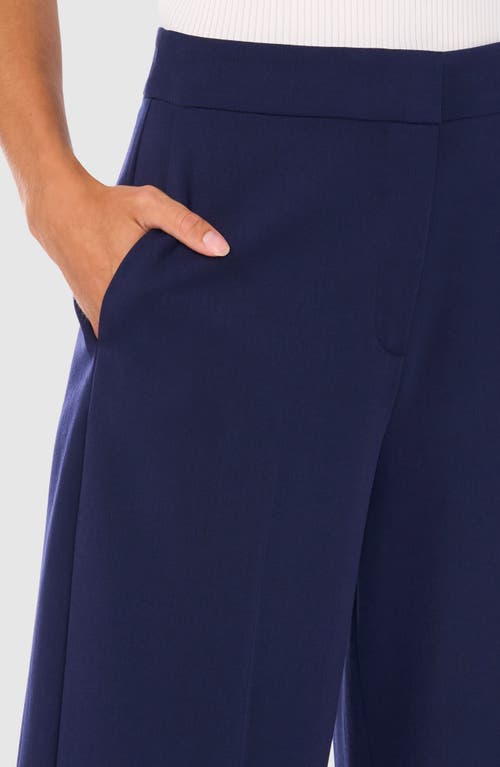 Shop Halogenr Halogen(r) Cuff Wide Leg Pants In Classic Navy Blue