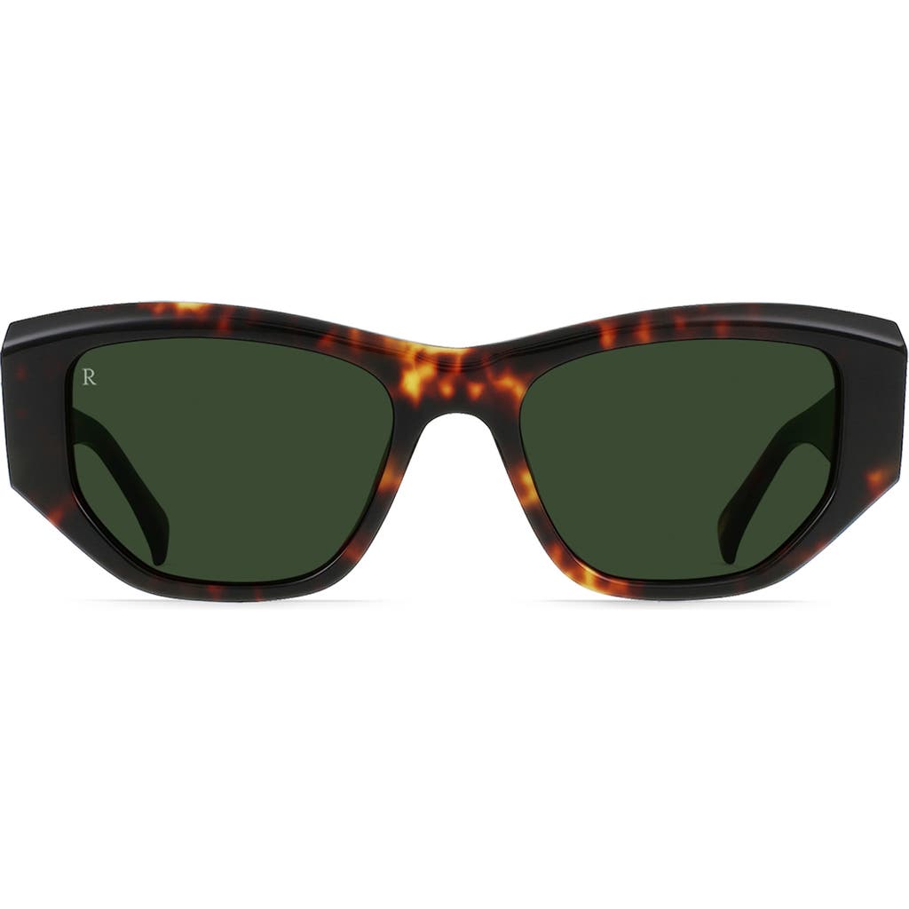 Raen Ynez 54mm Mirrored Square Sunglasses In Brown