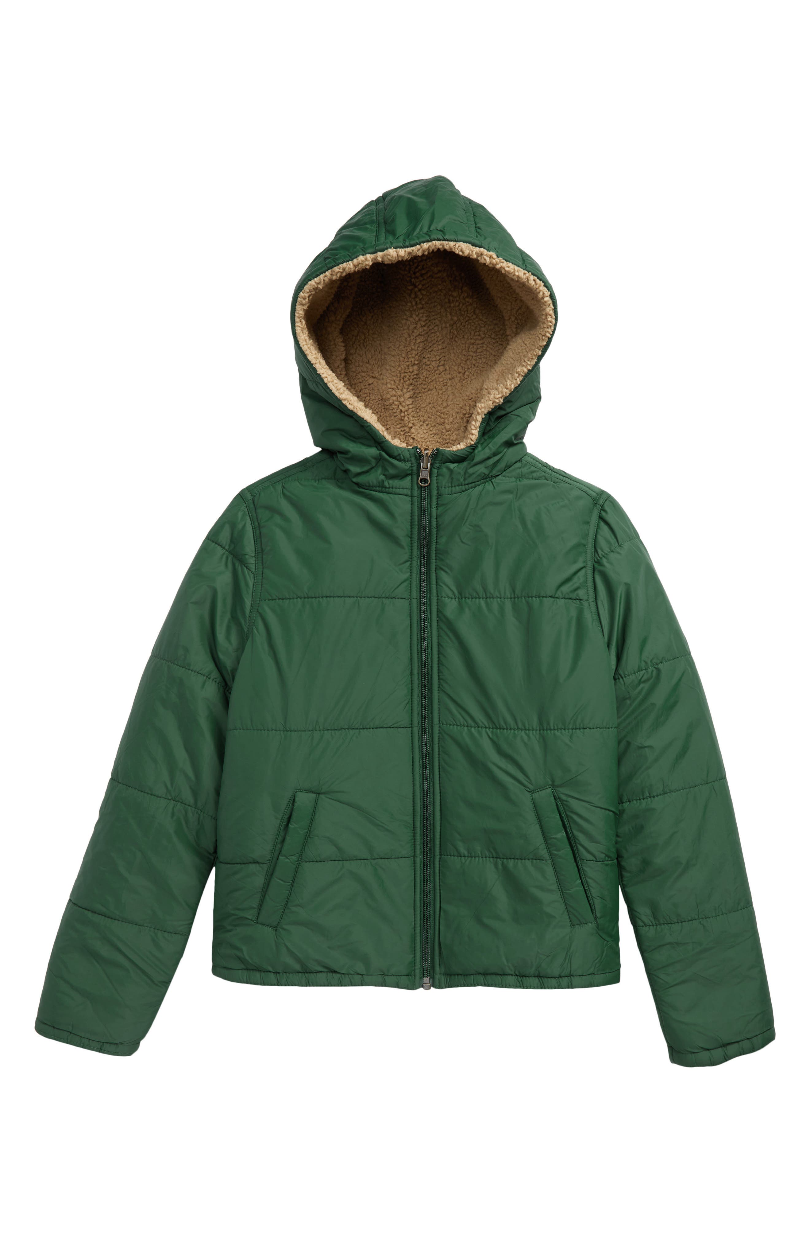 boys hooded parka