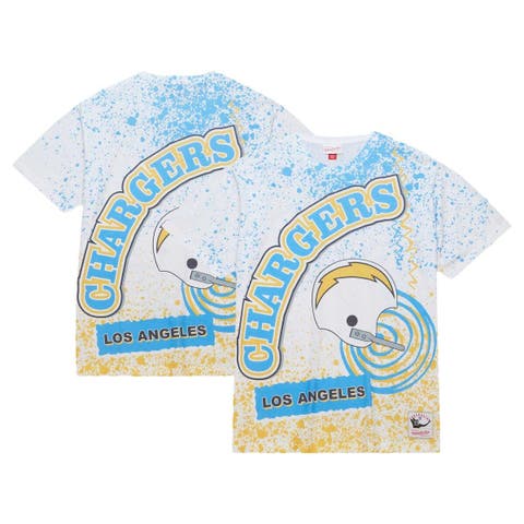 Carolina Panthers Mitchell & Ness Team Burst Sublimated T-Shirt - White