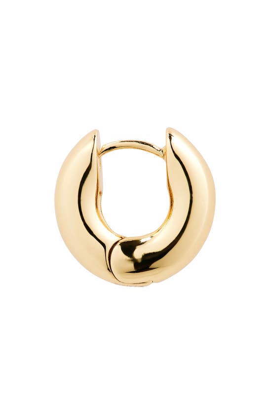 Shop Eliou Éliou Mini Devon Hoop Earrings In Gold