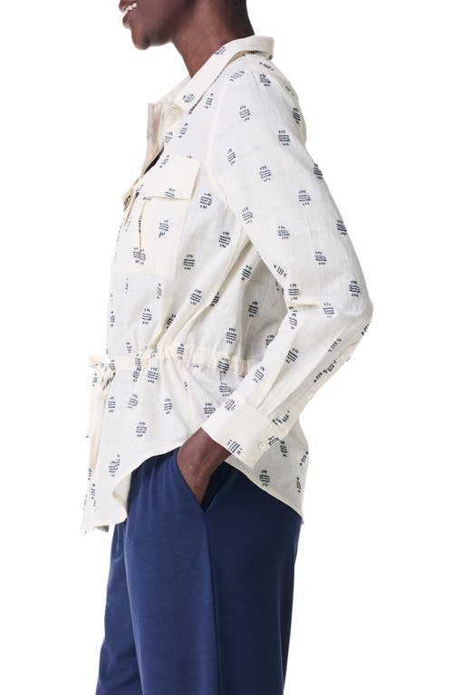 NIC + ZOE NIC+ZOE CONSTELLATION DRAWSTRING WAIST SHIRT JACKET