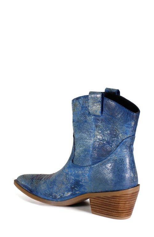 Diba True Rave Lion Western Boot In Electric Blue