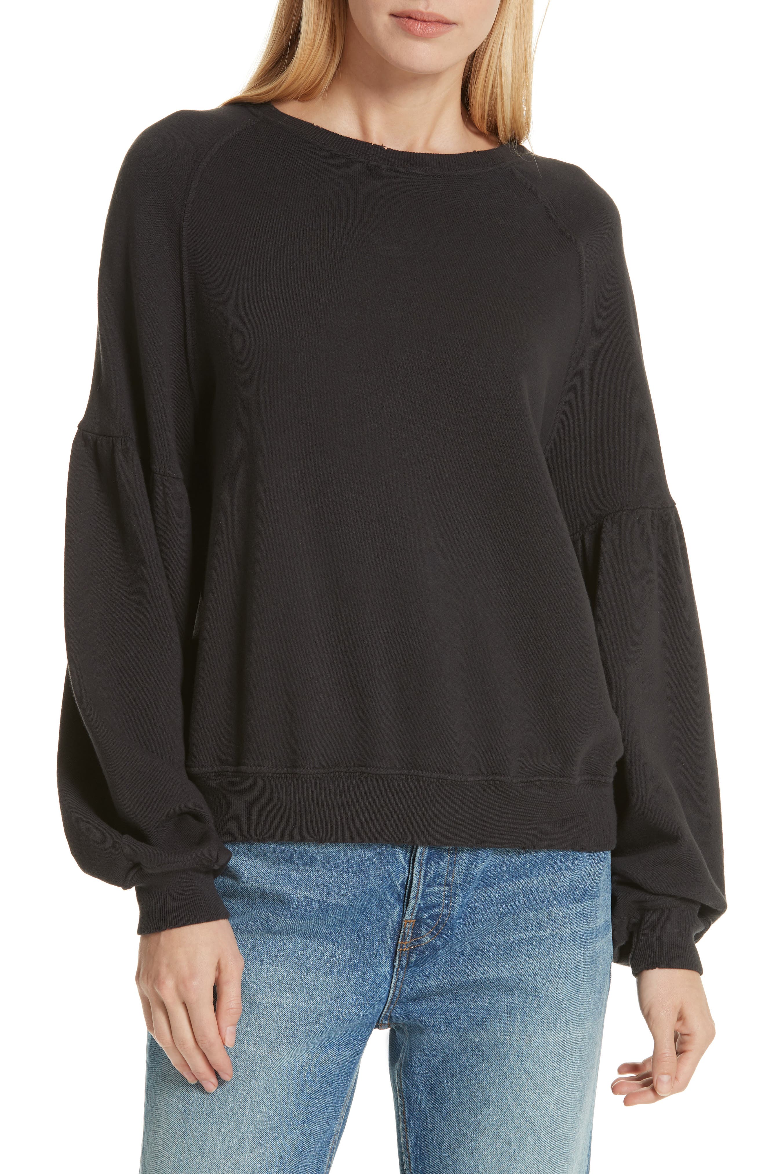 THE GREAT. The Sleeve Sweatshirt Nordstrom