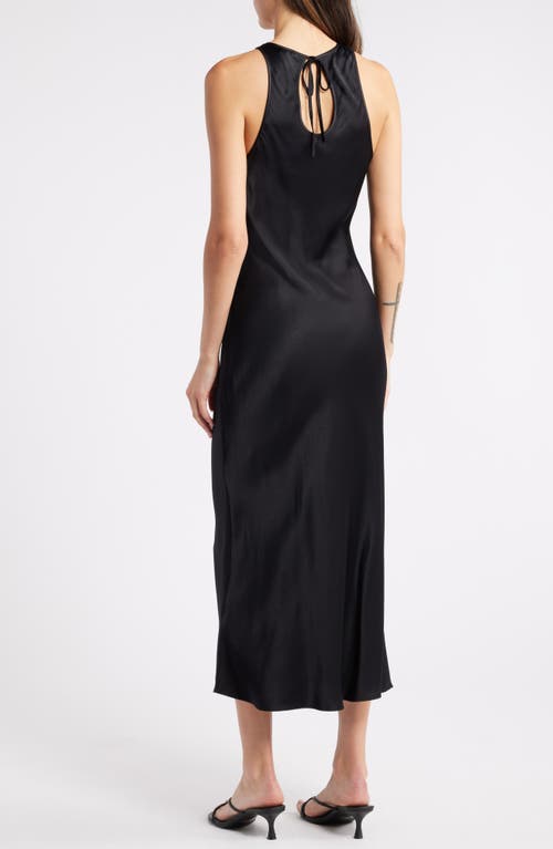 Shop Rails Solene Satin Slipdress In Black