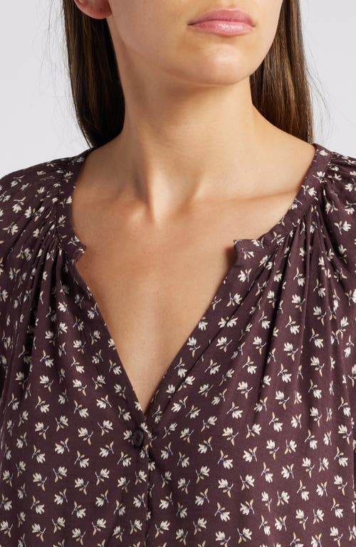 TREASURE & BOND TREASURE & BOND FLOWY BUTTON FRONT MINIDRESS