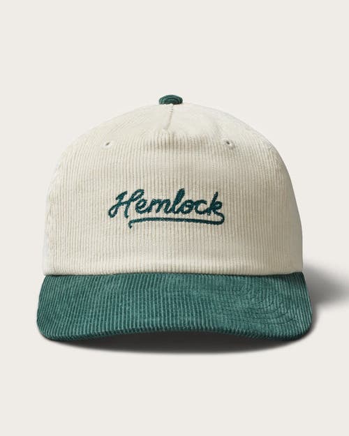 Hemlock Wesley 5 Panel Hat In Emerald