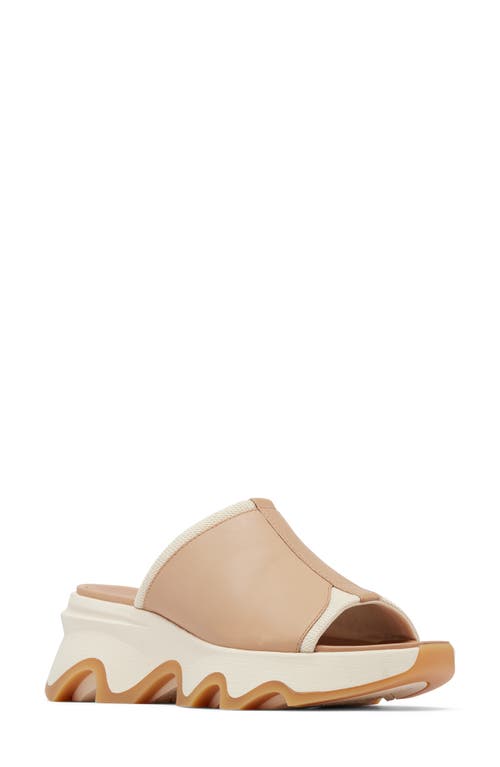 Kinetic Impact Slide Sandal in Honest Beige/Honey White