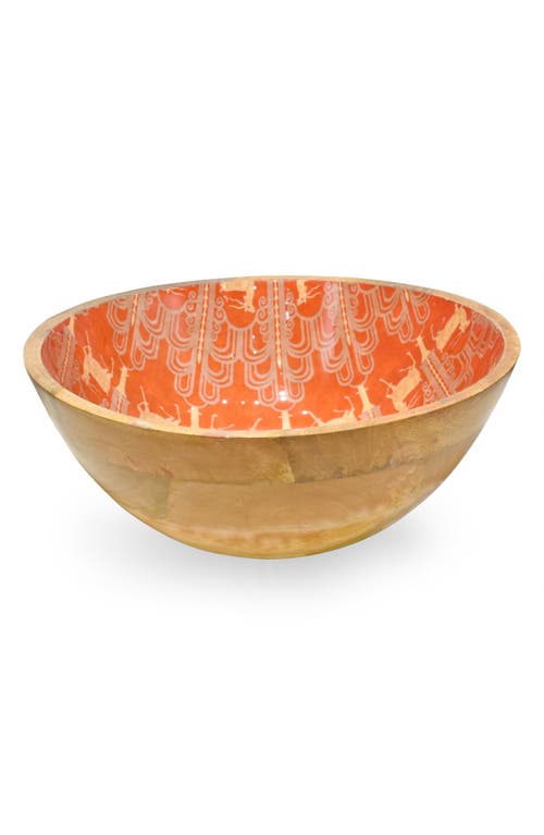 Tiramisu Salad Bowl Set In Orange