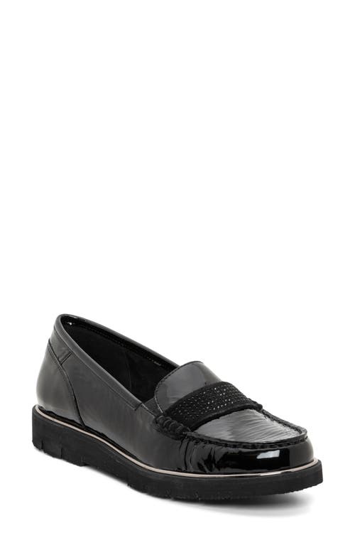 Shop Ara Daffodil Moc Toe Loafer In Black