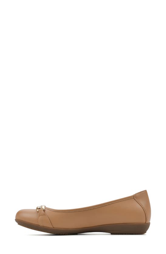 Cliffs By White Mountain White Mountain Charmed Flat In Tan/ Smooth