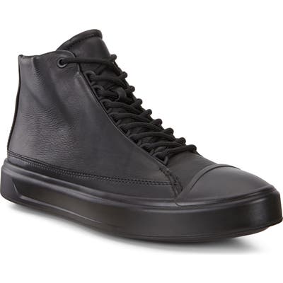 Ecco Flexure T-Cap Sneaker - Black