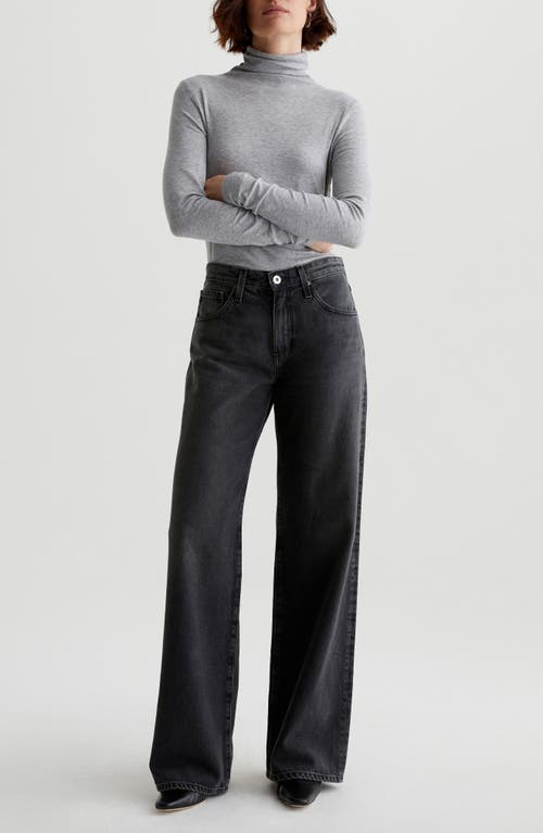 Ag Farrah High Waist Stretch Corduroy Bootcut Pants In Overnight