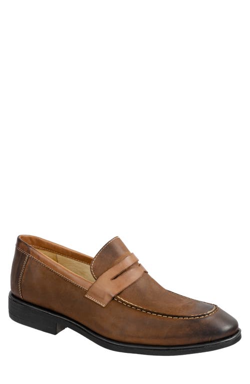 Taylor Moc Toe Penny Loafer in Tan
