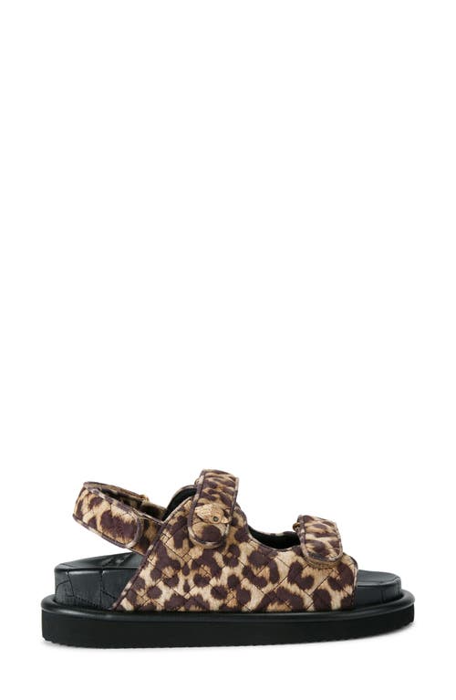 Kurt Geiger London Orson Slingback Sandal in Open Brown 