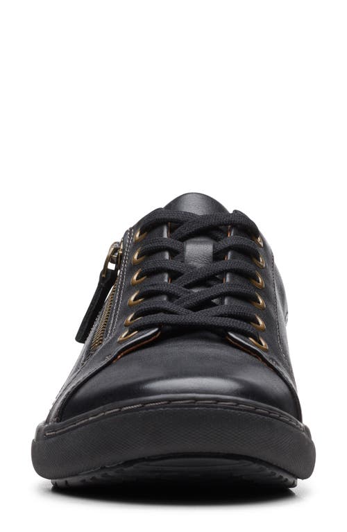 Shop Clarksr Clarks(r) Nalle Lace-up Sneaker In Black/black