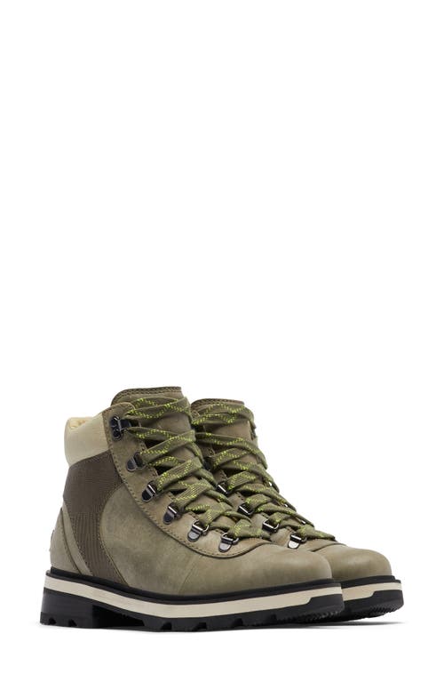 SOREL Lennox Waterproof Hiking Boot in Stone Green Laurel Leaf at Nordstrom, Size 10