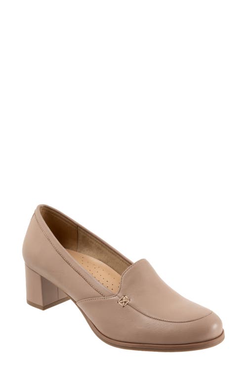 Shop Trotters Cassidy Loafer Pump In Taupe