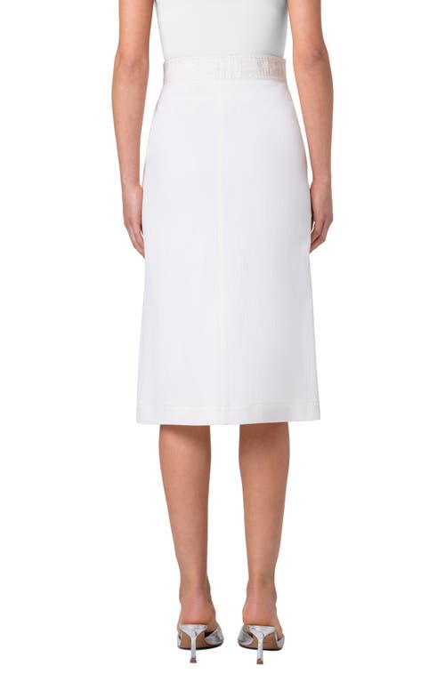 AKRIS PUNTO AKRIS PUNTO TWEED WAISTBAND A-LINE SKIRT 