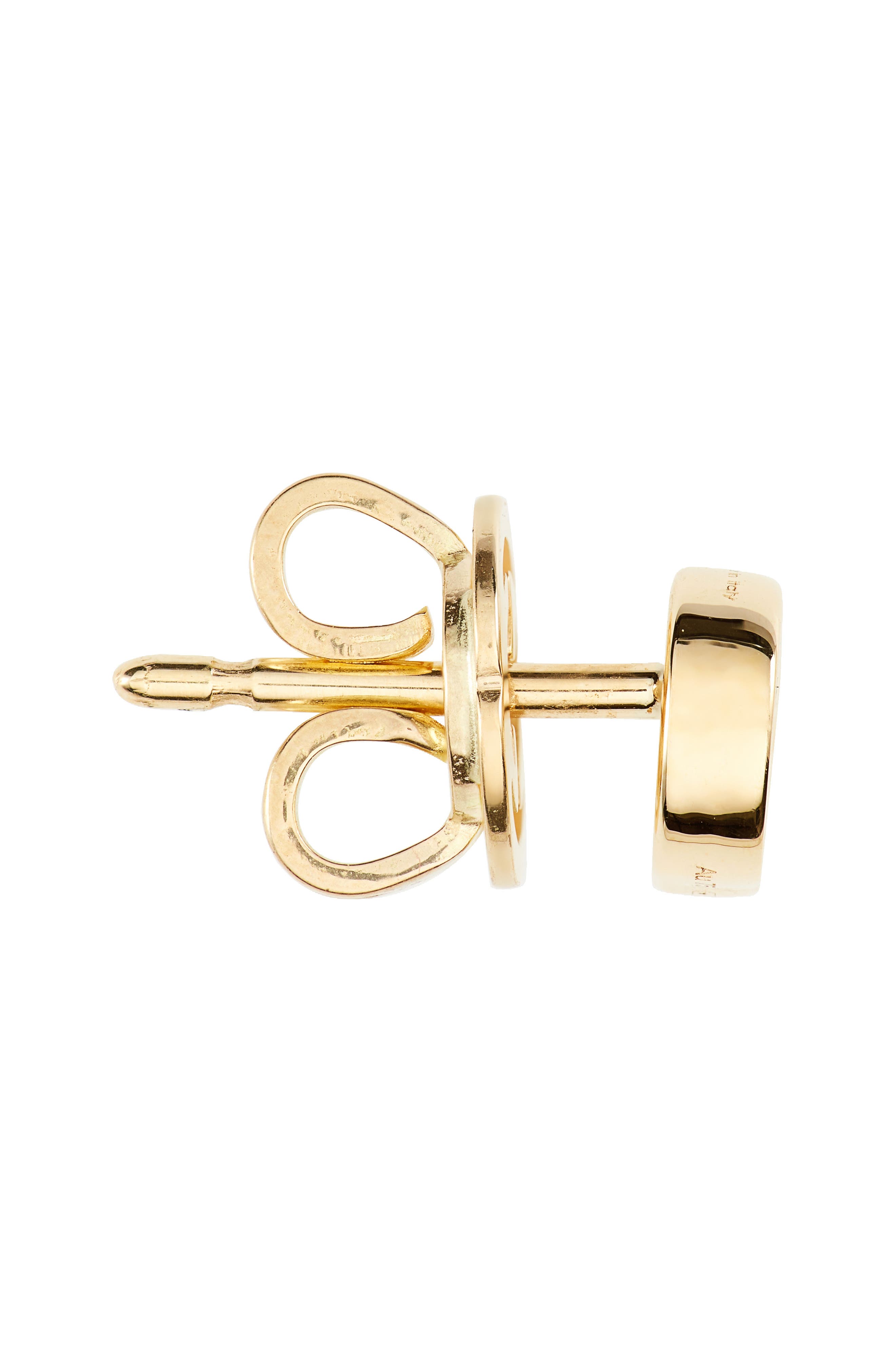 gucci interlocking earrings gold