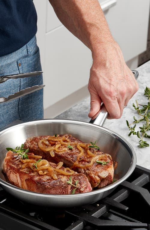 Fissler M5 Pro-ply 5-ply Stainless Steel Frying Pan In Stainless Steel