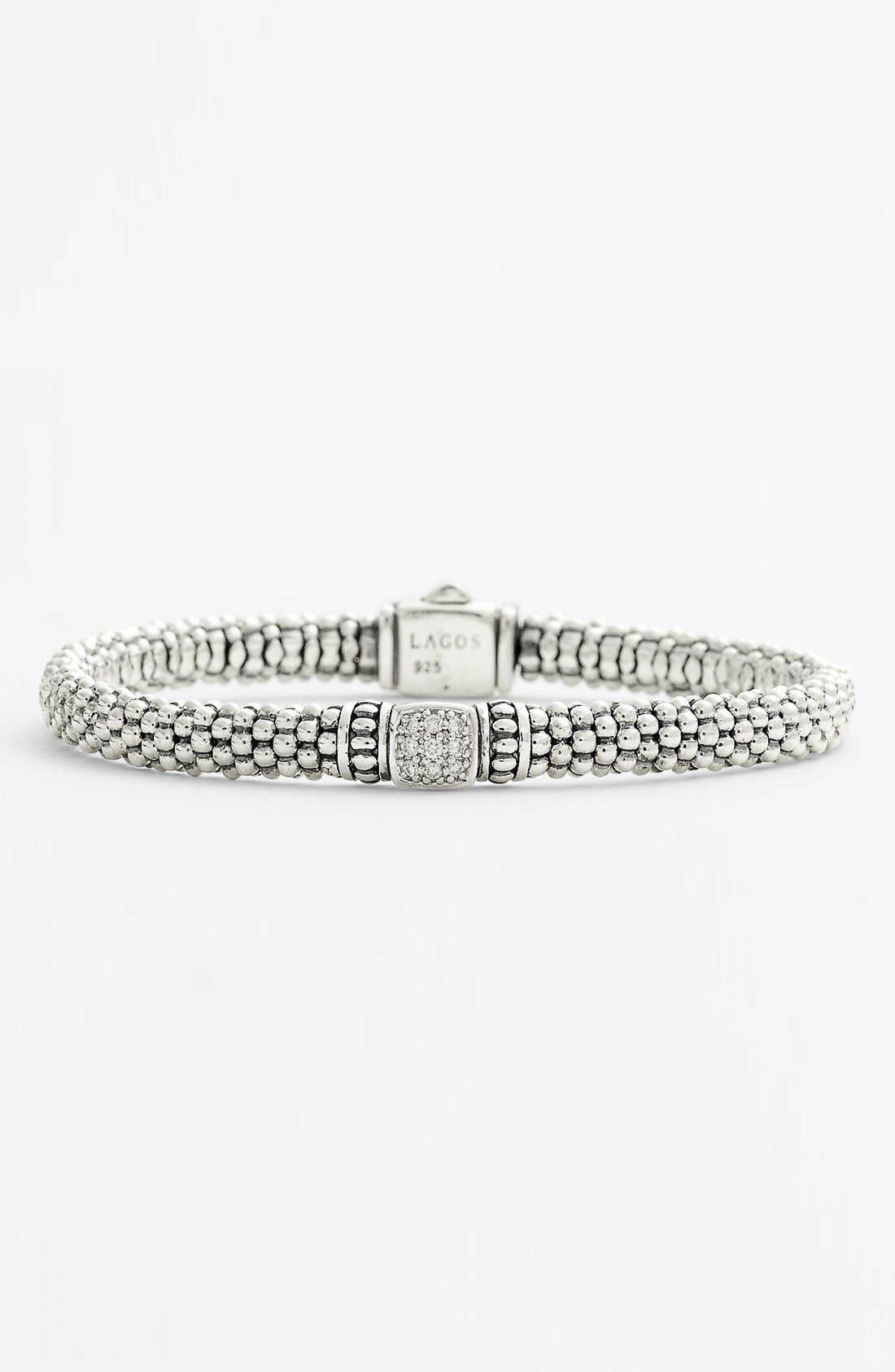 Lagos Caviar™ Diamond Rope Bracelet (Nordstrom Exclusive) Nordstrom