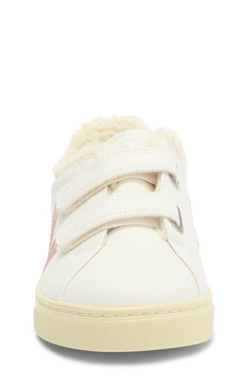 Shop Veja Kids' Esplar Sneaker In Extra-white/nacre