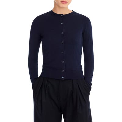 Plus Size J.crew Jackie Cotton Blend Cardigan, Size - Blue
