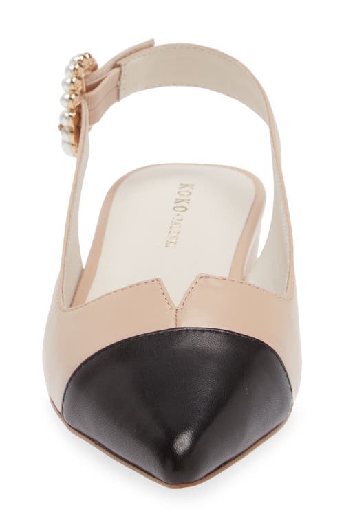 KOKO + PALENKI KOKO + PALENKI STELLA POINTED CAP TOE SLINGBACK PUMP 