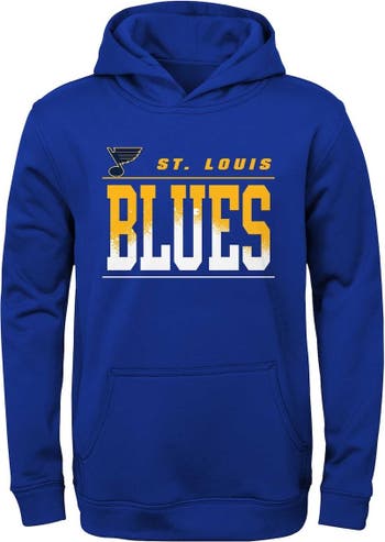 Youth Blue St. Louis Blues Primary Logo Pullover Hoodie