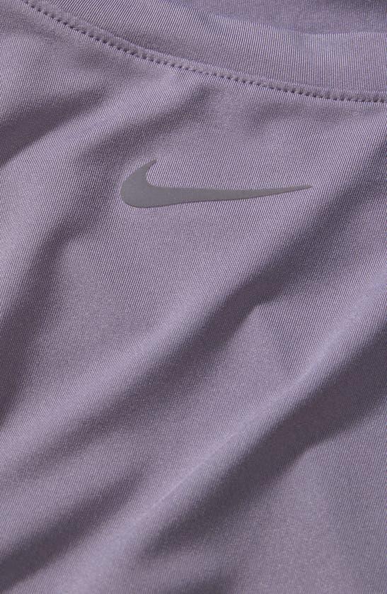 Shop Nike One Classic Dri-fit Training Crop Top In Daybreak/black